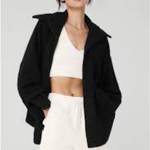 Alo Micro Sherpa Envy Jacket Size Small